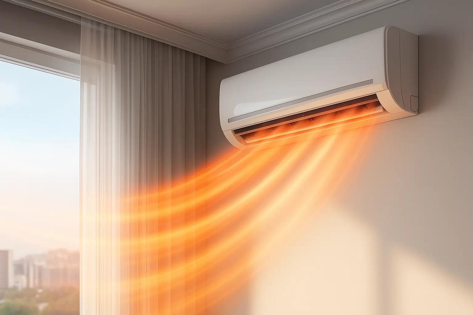 Klimatyzator z funkcją grzania